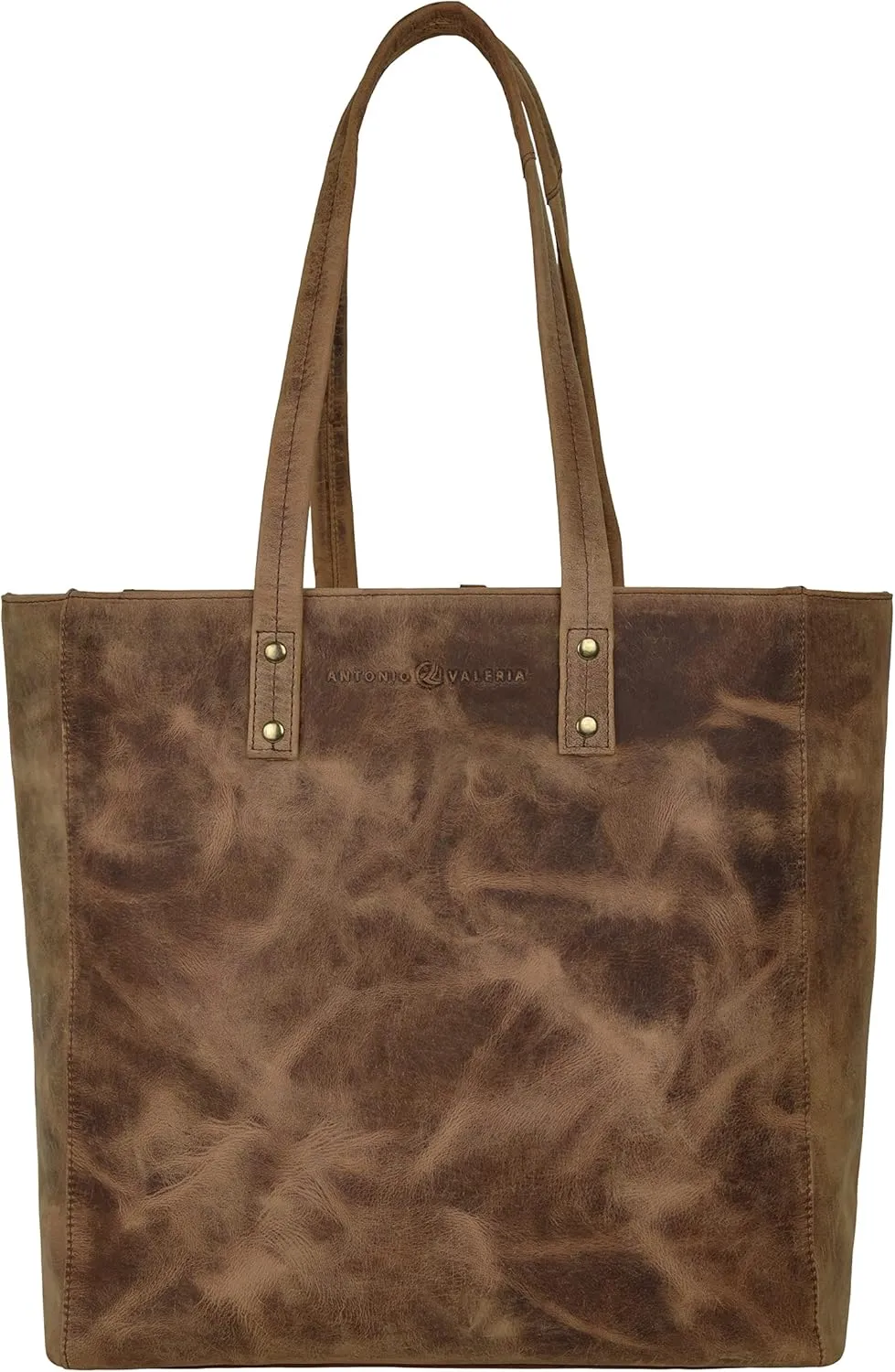 ANTONIO VALERIA Alexis Leather Tote/Top Handle Shoulder Bag for Women