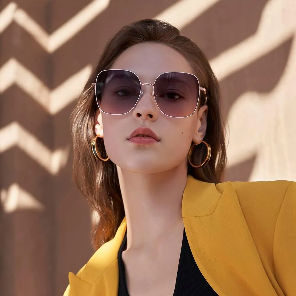 BOLON Women Lady Elegant Oversized Trendy Sunglasses, Exclusive Eyewear Brand of EssilorLuxottica