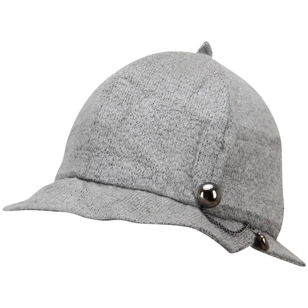 FabSeasons Simple Grey Fancy Cloche