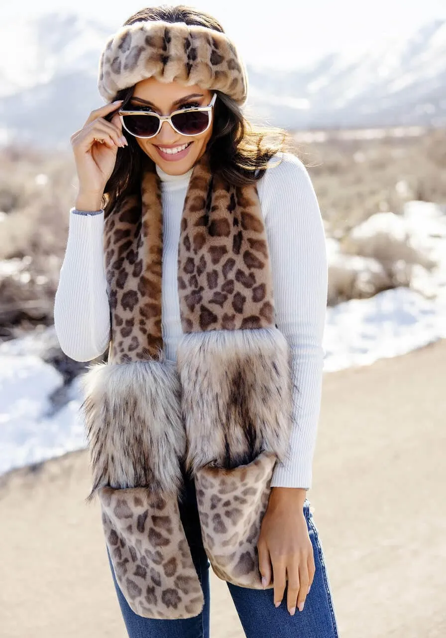 Fabulous-Furs Donna Salyers Vintage Faux Fur Remix Scarf