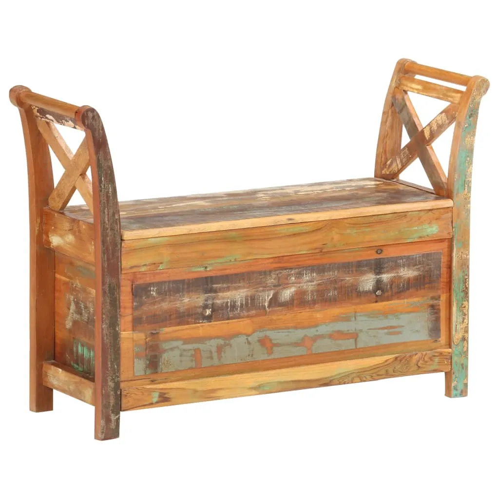 Hall Bench 40.6"x13"x28.3" Solid Mango Wood