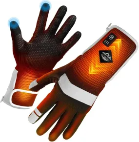 Heated Glove Liners Men Women, 7.6V Rechargeable Battery Heated Work Gloves Thin for Hunting Raynaulds Skiing Motorcycle Snowboarding Cycling Arthritis Riding Hiking Running