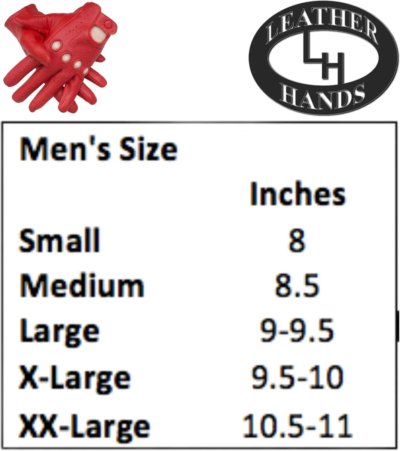 Men's Genuine Sheep Leather Driving Gloves