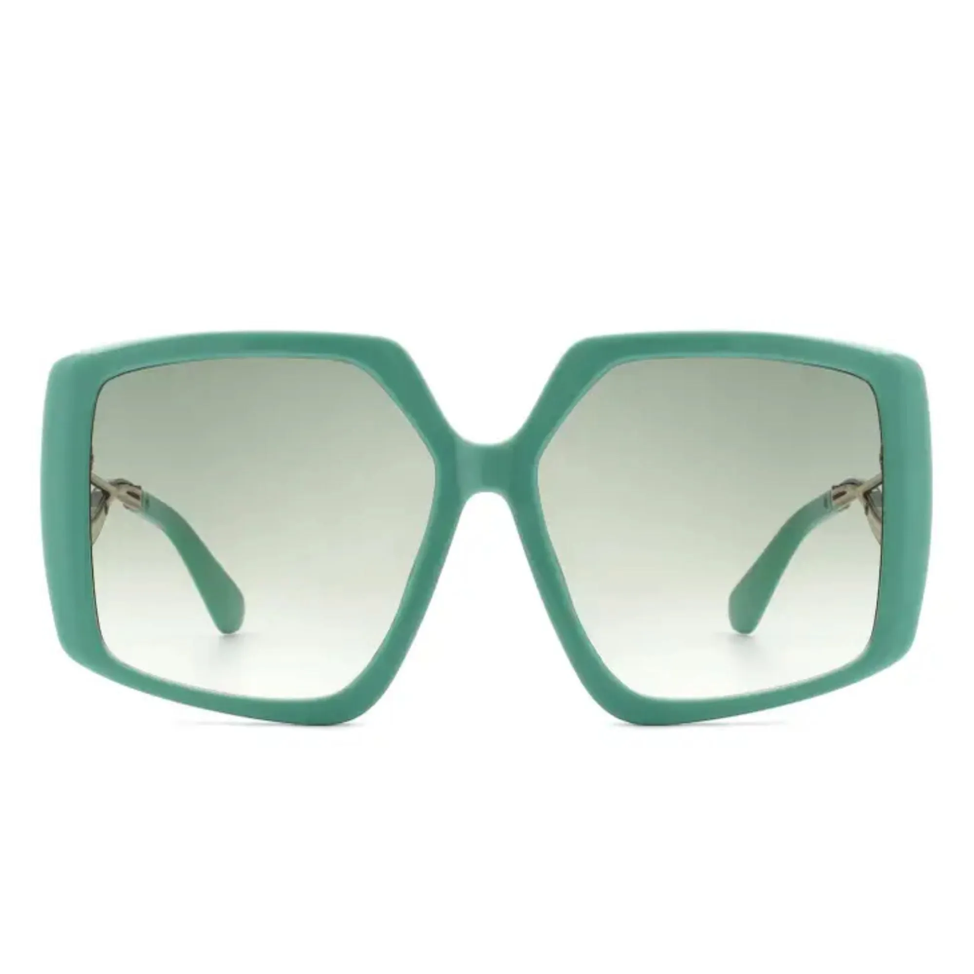 Oversized Curved Arm Ladies Sunglasses
