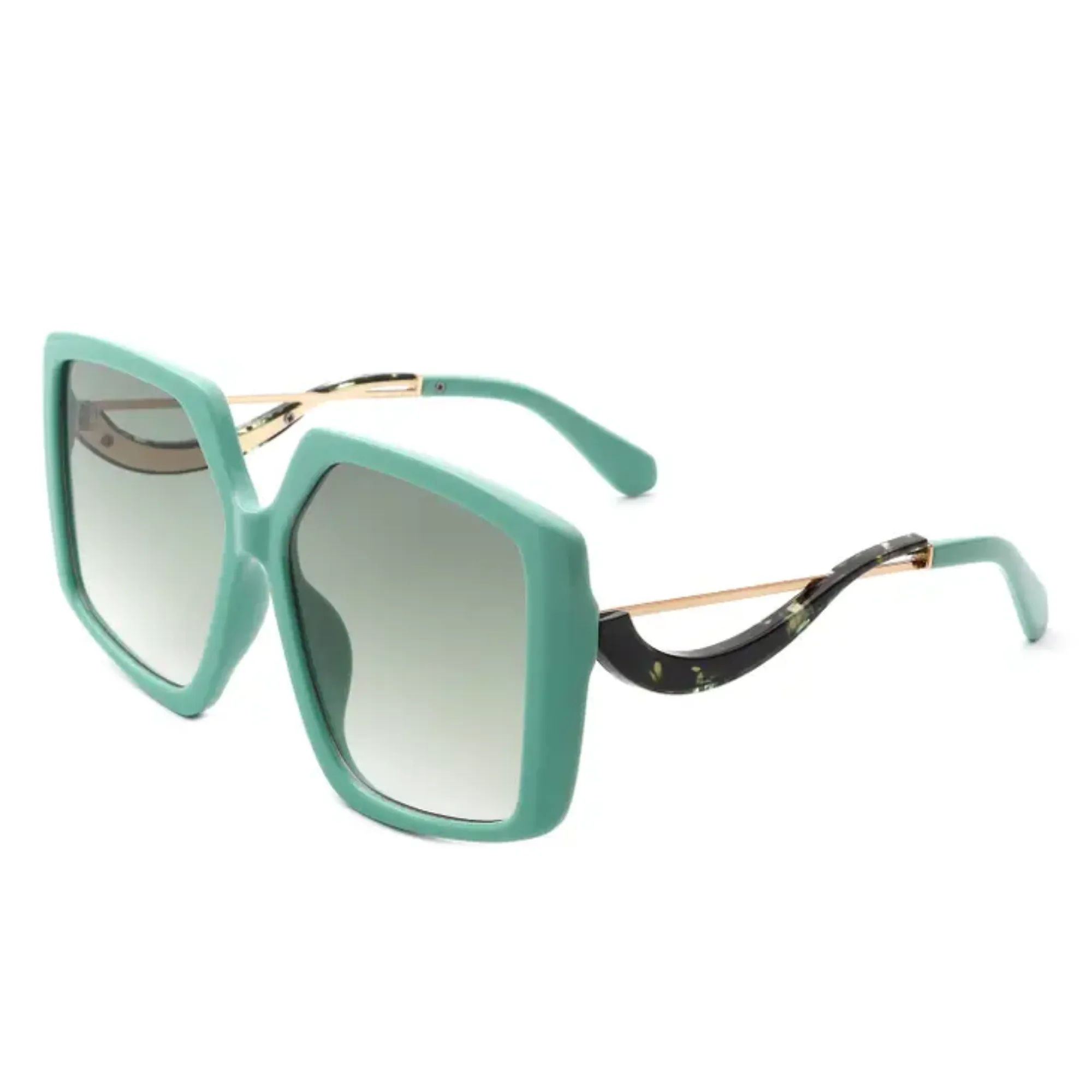 Oversized Curved Arm Ladies Sunglasses