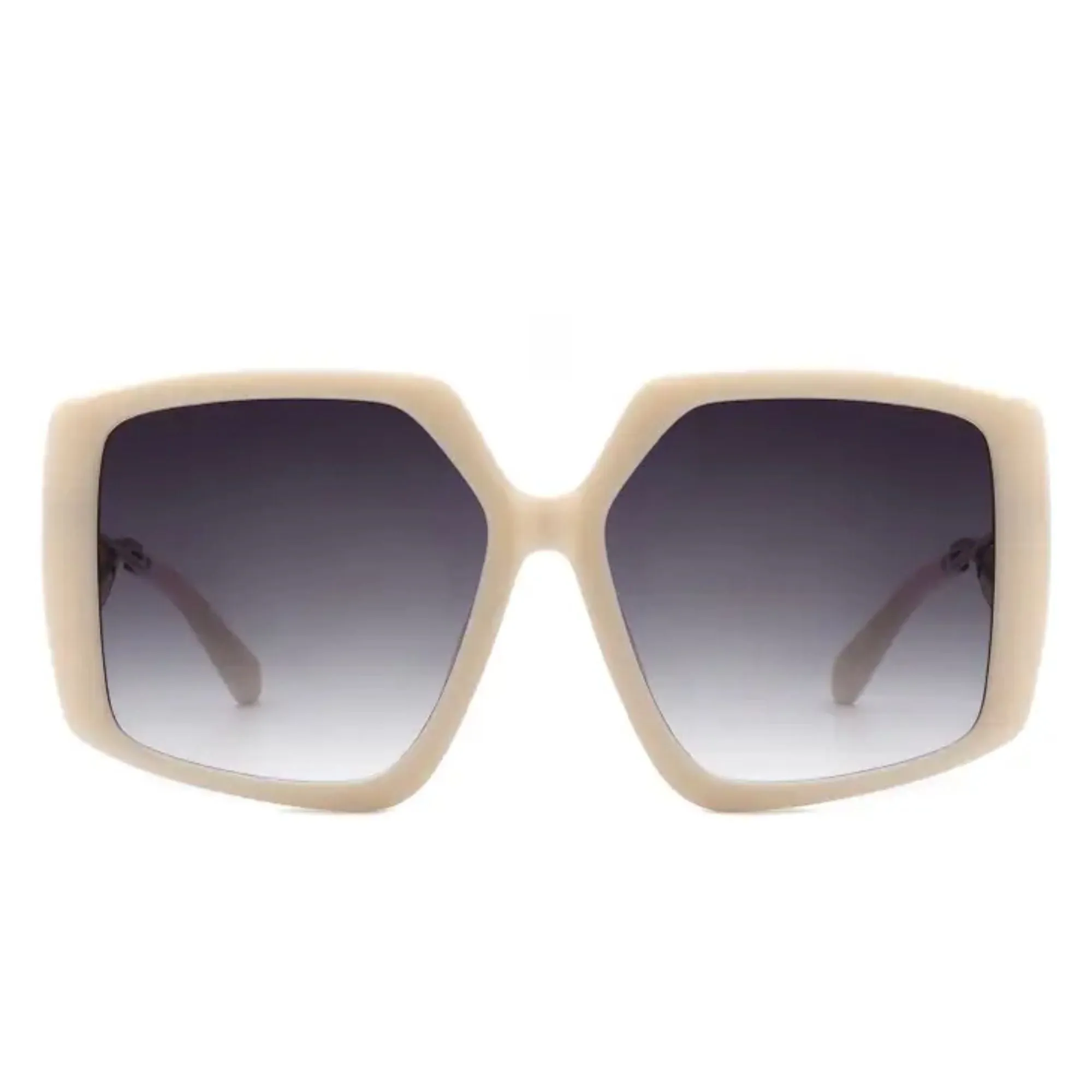 Oversized Curved Arm Ladies Sunglasses
