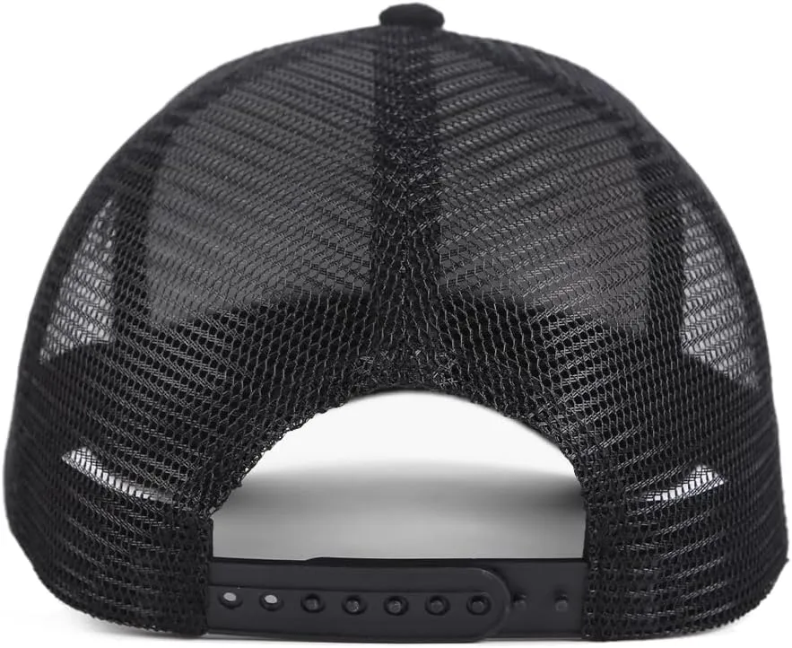 Suede Mesh Back Baseball Cap for Men Women Trendy 6-Panel Baseball Hats Sports Hat Sun Hat for Outdoor