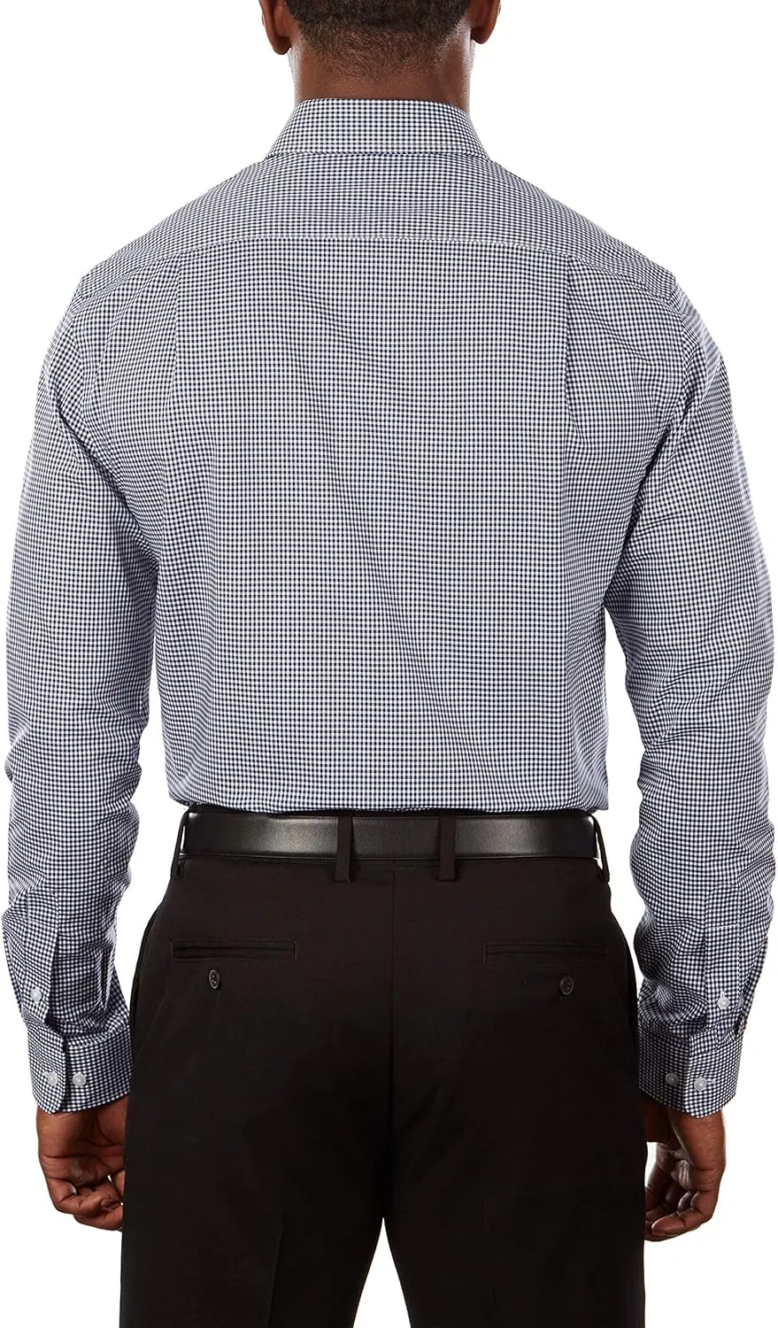 Tommy Hilfiger Men's Slim Fit Non Iron Gingham Dress Shirt - Amazon Exclusive