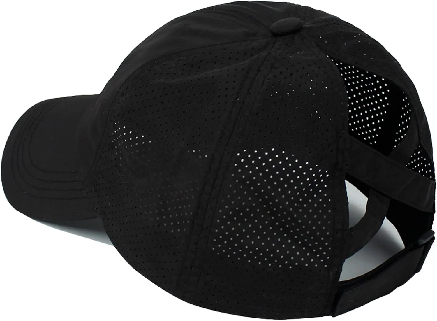 UTTPLL Women Ponytail Baseball Cap Adjustable Ponycap Trucker Hats Summer Mesh Outdoor Sports Criss Cross Caps Dad Hat