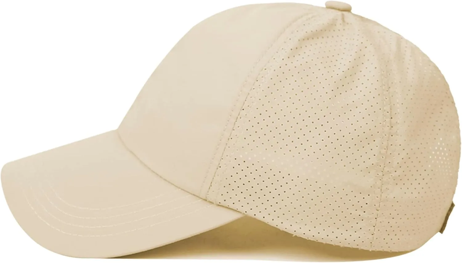 UTTPLL Women Ponytail Baseball Cap Adjustable Ponycap Trucker Hats Summer Mesh Outdoor Sports Criss Cross Caps Dad Hat