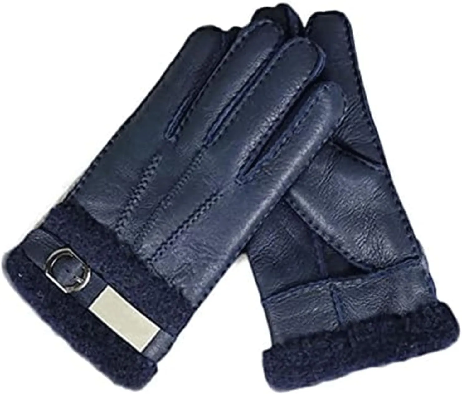 Warm Gloves Warm Gloves Warm Thermal Wool Fleece Snow Mittens Leather Windproof Cycling Gloves Comfortable Lightweight